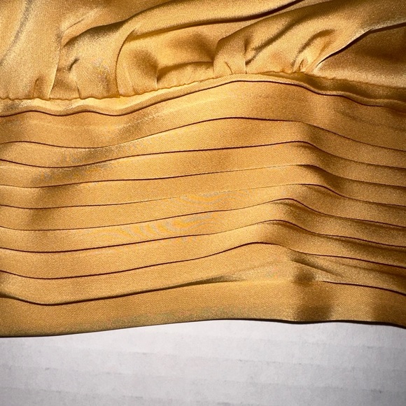 Ramy Brook Sammy Off The-Shoulder Top Gold Small - Picture 7 of 10